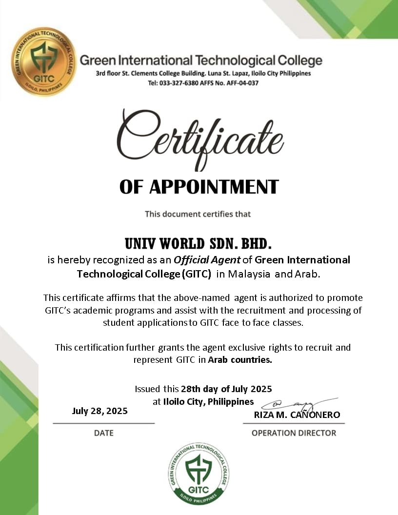 وكيل رسمي معتمد (Official Agent)